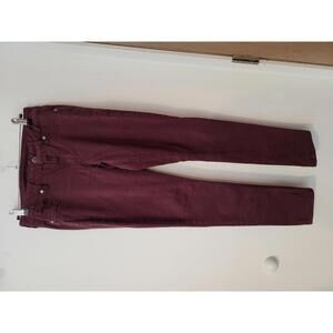 Maurices Burgundy Skinny Jeans